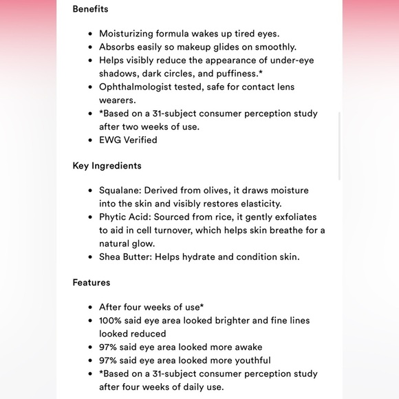 Beautycounter Countermatch Eye Rescue Cream - Picture 6 of 6